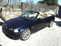 Usata BMW 320 Cabriolet M Sport 170 CV (125 kW) 2001 Blu/azzurro Cabrio