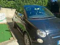 Usata Fiat 500 100 CV (73 kW) 2009 Nero Cabrio