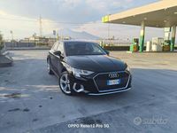 Usata Audi A3 Advanced 150 CV (110 kW) 2022 Nero Berlina
