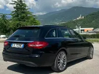 Usata Mercedes C200 136 CV (100 kW) 2015 Nero Station wagon