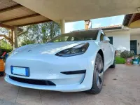 Usata Tesla Model 3 Standard Range 88 kW (120 CV) 2020 Bianco Berlina