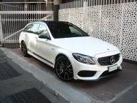 Usata Mercedes C43 AMG AMG 367 CV (269 kW) 2017 Bianco perla Station wagon