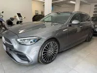 Usata Mercedes C220 AMG Line Premium Plus 200 CV (147 kW) 2022 Selenite silver Station wagon