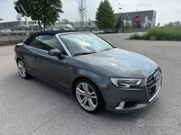Usata Audi A3 Cabriolet S-Line 150 CV (110 kW) 2018 Grigio Cabrio