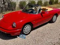 Usata Alfa Romeo Spider 122 CV (89 kW) 1991 Rosso Cabrio