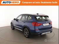 Usata BMW X3 xLine 248 CV (182 kW) 2019 Blu SUV