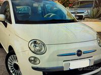 Usata Fiat 500 Lounge 69 CV (50 kW) 2009 Bianco Cabrio