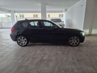 Usata BMW 114 Sport Line 95 CV (69 kW) 2014 Nero Utilitaria