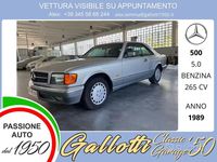 Usata Mercedes 500 265 CV (194 kW) 1989 Argento Coupé