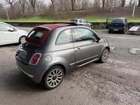 Usata Fiat 500C Lounge 69 CV (50 kW) 2015 Grigio Cabrio