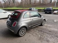 Usata Fiat 500C Lounge 2015 Grigio Cabrio