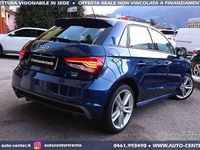 Usata Audi A1 S-Line 95 CV (69 kW) 2016 Blu Utilitaria