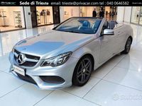 Usata Mercedes E250 Premium 204 CV (150 kW) 2014 Grigio Cabrio