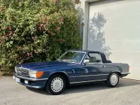 Usata Mercedes SL500 245 CV (180 kW) 1986 Blu/azzurro Cabrio