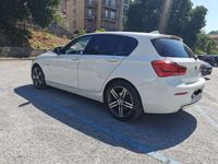 Usata BMW 118 Sport Line 150 CV (110 kW) 2018 Bianco Utilitaria