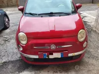 Usata Fiat 500 69 CV (50 kW) 2009 Rosso Cabrio
