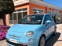 Brugt Fiat 500C Lounge 69 HK (50 kW) 2014 Blå Cabriolet