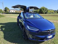 Usata Tesla Model X Performance 580 kW (789 CV) 2019 Blu SUV