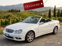 Usata Mercedes CLK200 AMG 184 CV (135 kW) 2008 Bianco Cabrio