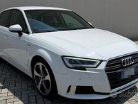 Usata Audi A3 S-Line 116 CV (85 kW) 2018 Bianco Berlina
