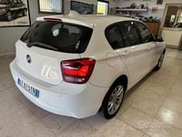 Usata BMW 114 Sport Line 95 CV (69 kW) 2015 Bianco Utilitaria