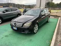 Usata Mercedes C200 Avantgarde 136 CV (100 kW) 2008 Nero Station wagon