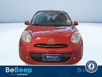 Usata Nissan Micra Acenta 98 CV (72 kW) 2011 Rosso metallizzato Utilitaria
