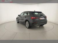 Usata Audi A3 Advanced Plus 110 CV (80 kW) 2022 Grigio manhattan metallizzato Berlina