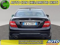 Usata Mercedes C220 Avantgarde 170 CV (125 kW) 2014 Nero Coupé