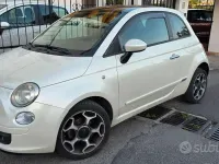 Usata Fiat 500 Sport 75 CV (55 kW) 2008 Bianco Utilitaria