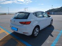Usata Seat Leon Style 116 CV (85 kW) 2019 Bianco Berlina