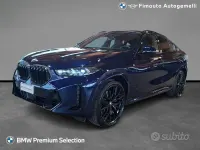 Usata BMW X6 M Sport 340 CV (250 kW) 2024 Blu / metallizzato SUV