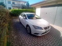Usata Seat Leon ST Reference 110 CV (80 kW) 2015 Bianco Station wagon