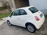 Usata Fiat 500 69 CV (50 kW) 2009 Bianco Cabrio
