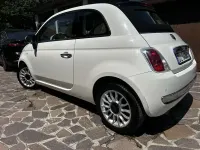 Usata Fiat 500C Lounge 69 CV (50 kW) 2009 Bianco Cabrio