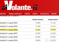 Usata Honda CR-V 120 CV (88 kW) 2016 Bianco SUV