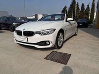 Usata BMW 420 Luxury Line 184 CV (135 kW) 2014 Bianco perlato Cabrio