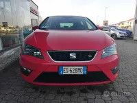Usata Seat Leon FR 150 CV (110 kW) 2013 Rosso Berlina