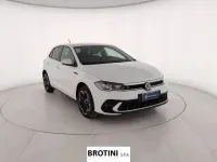 Usata VW Polo R-line Plus 95 CV (69 kW) 2025 Bianco pastello Utilitaria