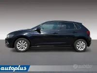 Usata VW Polo 95 CV (69 kW) 2018 Nero Utilitaria