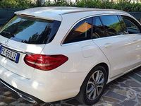 Usata Mercedes C220 170 CV (125 kW) 2017 Bianco Station wagon