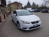 Usata Seat Leon Style 110 CV (80 kW) 2014 Bianco Berlina