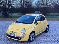 Usata Fiat 500 Sport 69 CV (50 kW) 2009 Giallo Cabrio
