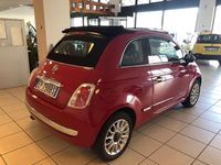 Usata Fiat 500C Lounge 69 CV (50 kW) 2012 Rosso Cabrio