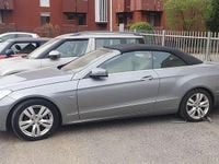 Usata Mercedes E200 Avantgarde 184 CV (135 kW) 2013 Argento Cabrio