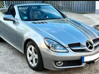 Usata Mercedes SLK200 184 CV (135 kW) 2010 Grigio Cabrio