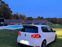 Usata VW Golf VI GTI 210 CV (154 kW) 2010 Bianco Utilitaria