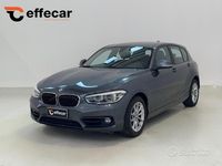 Usata BMW 118 Sport Line 150 CV (110 kW) 2019 Grigio Utilitaria