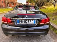 Usata Mercedes E250 204 CV (150 kW) 2015 Nero Cabrio