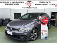 Usata VW Polo R-line 95 CV (69 kW) 2022 Grigio Utilitaria